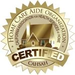 CAHSAH Certified Home Care Company Seal