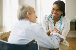 Skilled nurses help seniors recover at home.